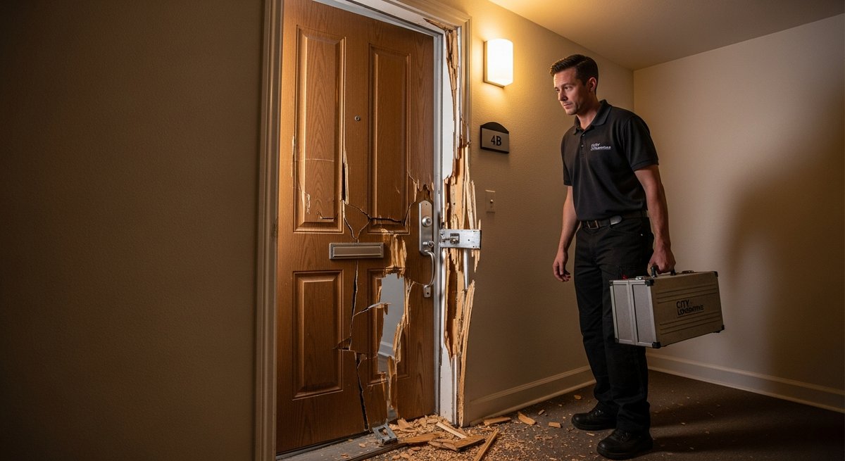 sécurisation porte après effraction Colombes